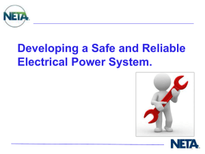 Developing a Safe and Reliable Electrical Power System.