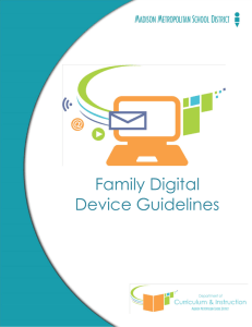 Family Digital Device Guidelines