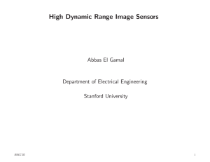 High Dynamic Range Image Sensors