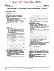 TPS65381-Q1 Multi-Rail Power Supply for