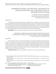 COMBINED OPTIMAL TAP SETTING AND REACTIVE POWER