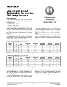 Large Signal Output Optimization for Interline CCD Image Sensors