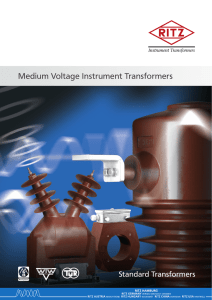 Medium Voltage Instrument Transformers