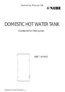 domestic hot water tank