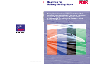 Bearings for Railway Rolling Stock