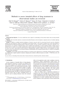 Methods to assess intended effects of drug treatment in