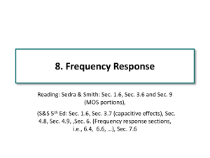 8. Frequency Response