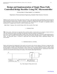 Design and Implementation of Single Phase Fully Controlled Bridge