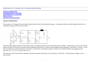 1 operation of a 3-phase fully-controlled rectifier