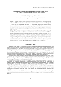 Comparison of a Cascade and Feedback Linearisation Scheme for