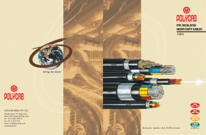 pvc insulated heavy duty cables