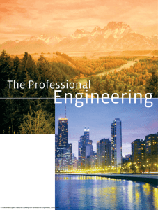 The Professional - National Society of Professional Engineers