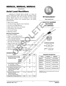 Axial Lead Rectifiers