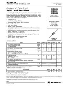 Axial Lead Rectifiers