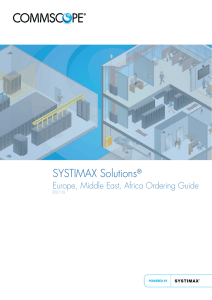 SYSTIMAX Solutions® EMEA Ordering Guide