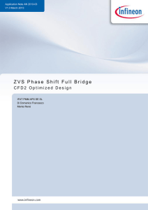Application Note Evaluation Board ZVS Full Phase Shift Full Bridge