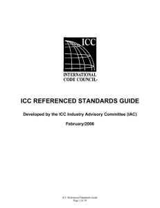 ICC Referenced Standards Guide