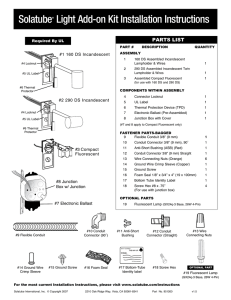 Solatube® Light Add-on Kit Installation Instructions