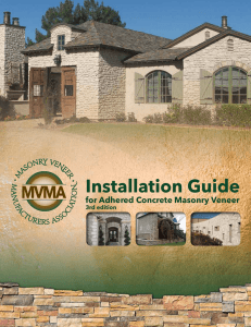 Installation Guide - Masonry Institute of Washington