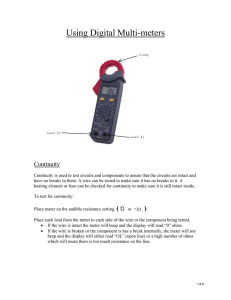 Using Digital Multi