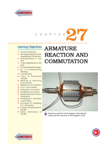 armature reaction and commutation