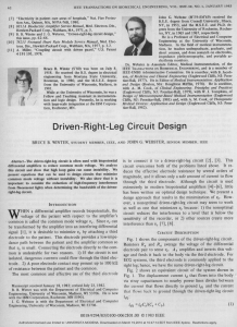 Driven-Right-Leg Circuit Design