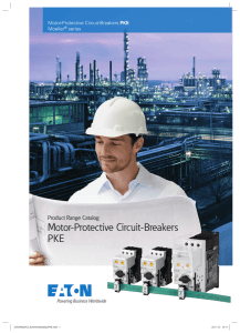 Product Range Catalog Motor-Protective Circuit-Breakers PKE