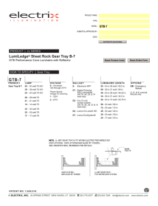 LumiLedge® Sheet Rock Gear Tray B-7