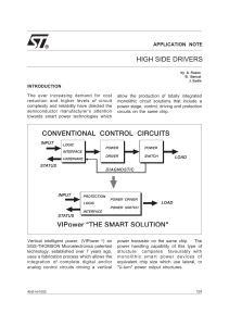 High side drivers - STMicroelectronics