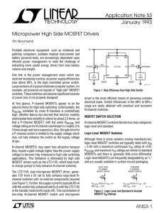 AN53 - Micropower High Side MOSFET Drivers