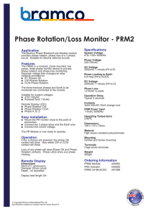 A00954 - Phase Rotation Module (PRM2) Datasheet