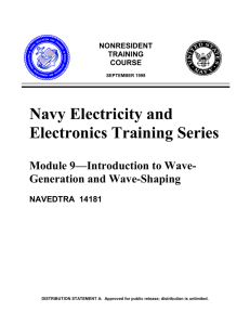 Module 9, Introduction to Wave-Generation and Wave