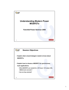 Understanding Modern Power MOSFETs