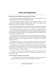 Summary of Rules for UMS Ships