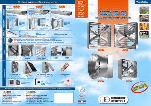 EXHAUST FANS FOR AGRICULTURAL AND INDUSTRIAL
