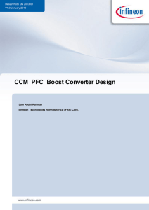 CCM PFC Boost Converter Design