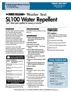SL100 Water Repellent
