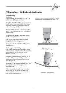 TIG welding – Method and Application - Electro-Cal