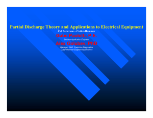 Partial Discharge Theory and Applications to Electrical Equipment