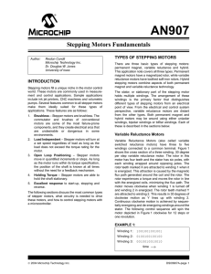 AN907 - Stepping Motors Fundamentals