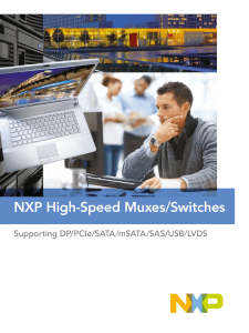 NXP High-Speed Muxes/Switches Supporting DP / PCIe / SATA