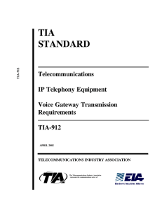 TIA-912 - ETSI Portal