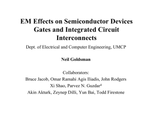 EM Effects on Semiconductor Devices