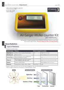 Air Geiger-Müller counter Kit