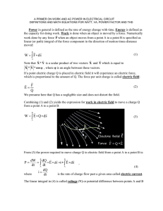 Electrical Power Equations- Watts, Power Factor, THD