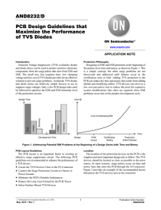 AND8232 - PCB Design Guidelines that