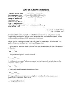 Why an Antenna Radiates