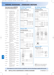 wiring diagrams - standard motors
