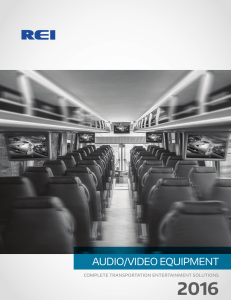 audio/video equipment - REI