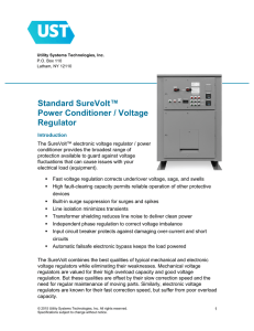 Standard SureVolt™ Power Conditioner / Voltage Regulator